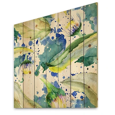 Designart - Daisy Flowers Aquarelle Impression I