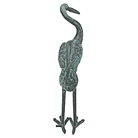 Design Toscano Medium Bronze Curved Neck Crane