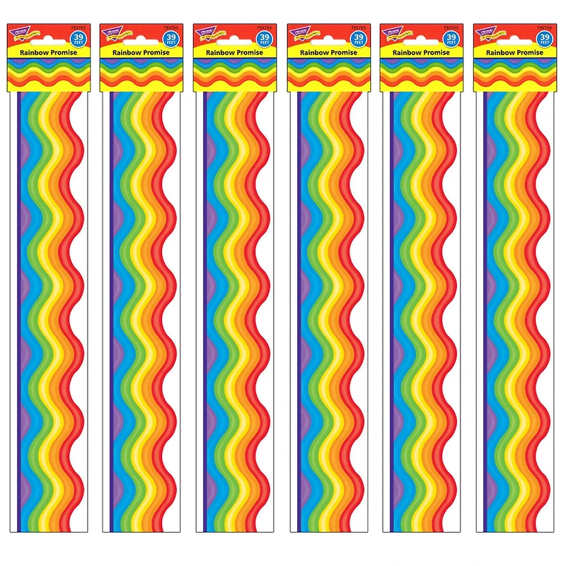 Trend Enterprises® Terrific Trimmers® Rainbow Promise Borders, 234ft.