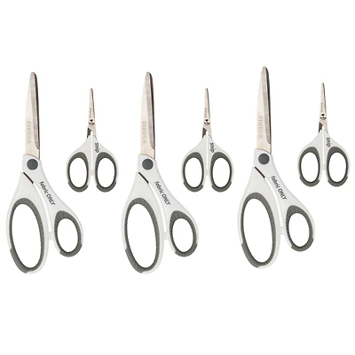SINGER® 8.5" Sewing Scissors & 4" Detail Scissors, 6ct.