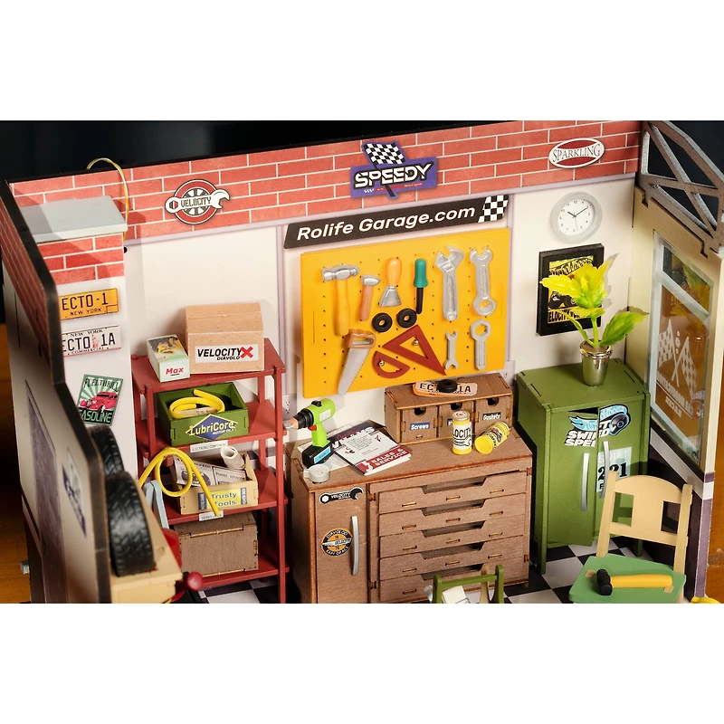 Rolife Garage Workship DIY Miniature House Kit