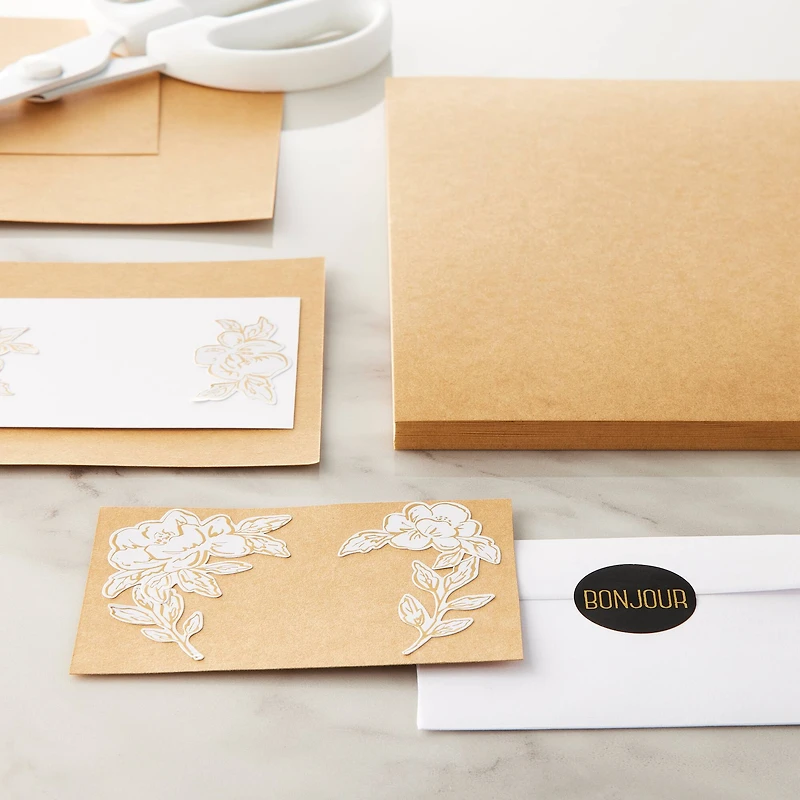 Kraft 8" x 8" Cardstock Paper by Recollections™, 100 Sheets