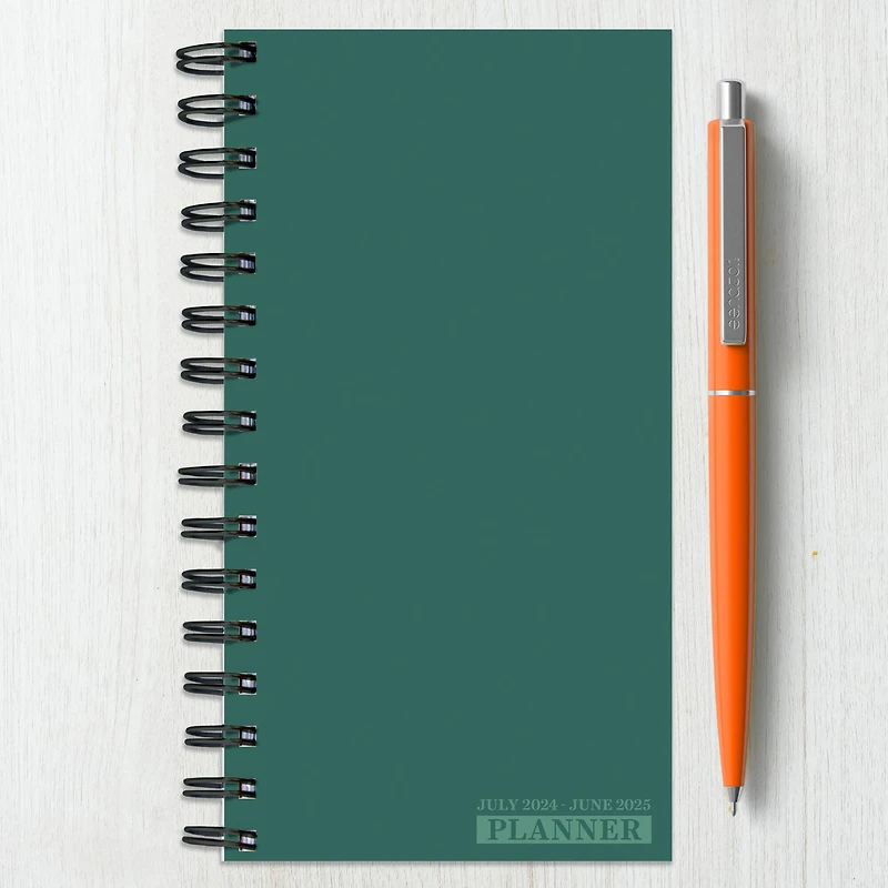 TF Publishing 2024-2025 Small Sea Green Spiral Weekly Monthly Planner