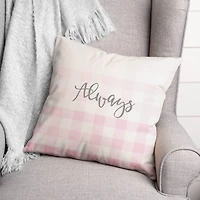 Always & Forever Throw Pillow