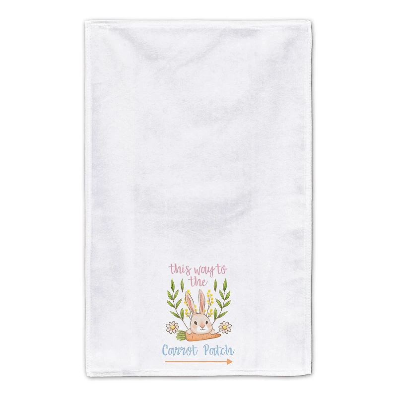 This Way To Carrot Patch 16" x 25" Tea Towel - Set of 2