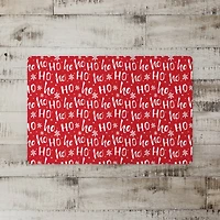 Ho Ho Ho Pattern Floor Mat