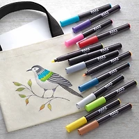 6 Packs: 30 ct. (180 total) Chisel Tip Fabric Ink Markers by Make Market®