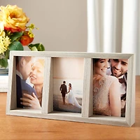 Expressions™ 3 Opening 4" x 6" Gray Angled Collage Frame by Studio Décor®