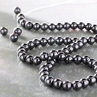 Hematite Round Beads, 6mm by Bead Landing™