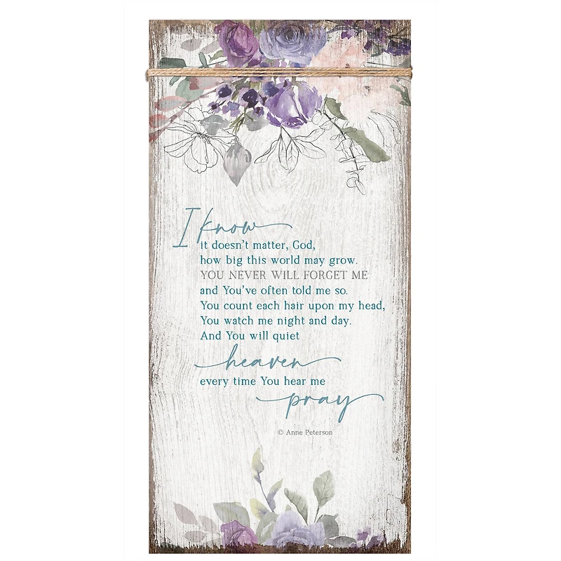 I Know It Doesn't Matter Wood Plaque