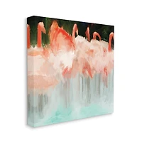 Stupell Industries Abstract Flamingo Group Contemporary Pink Birds Wall Art