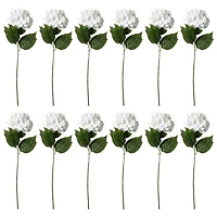 12 Pack: Classic Traditions™ White Hydrangea Stem by Ashland®