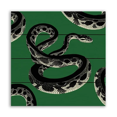 11.75" Snakes Pallet Wood Wall Art