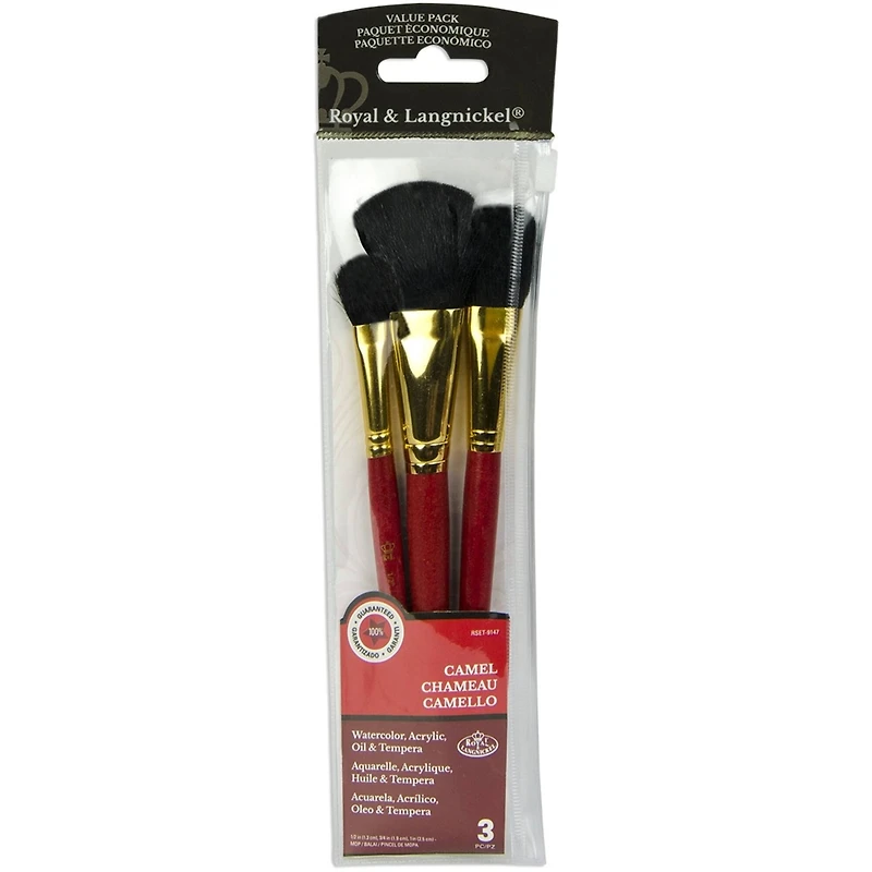 Royal & Langnickel® Camel Value Pack Brush Set