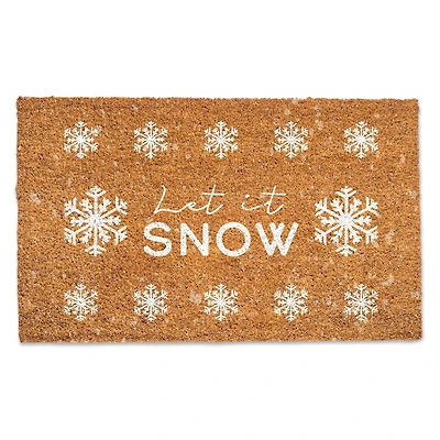 Let it Snow 30" x 18" Door Mat