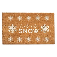 Let it Snow 30" x 18" Door Mat
