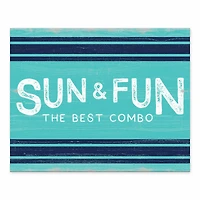 Sun & Fun Tabletop Canvas Accent