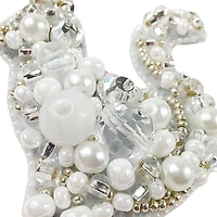 Crystal Art Beadwork Kit For Creating Brooch Cat