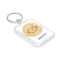 Mixed Shapes Clear Plastic Keychains, 16ct. by Creatology™