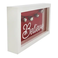 9" Red & White Believe Bells Tabletop Décor by Ashland®