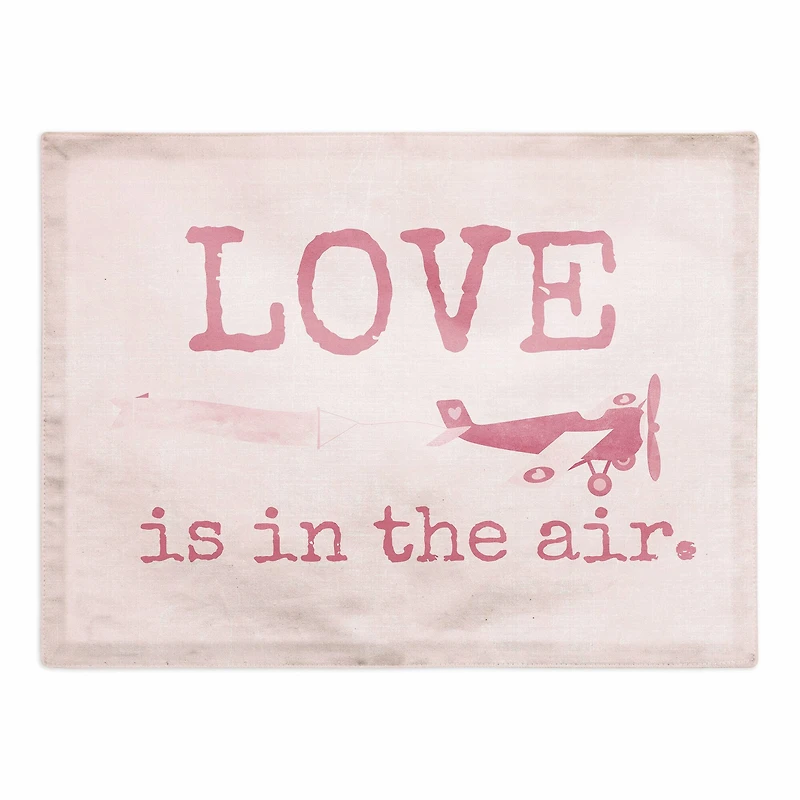Love Is In The Air 14" x 18" Poly Twill Placemat