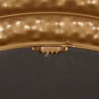 39" Gold Glam Metal Wall Mirror