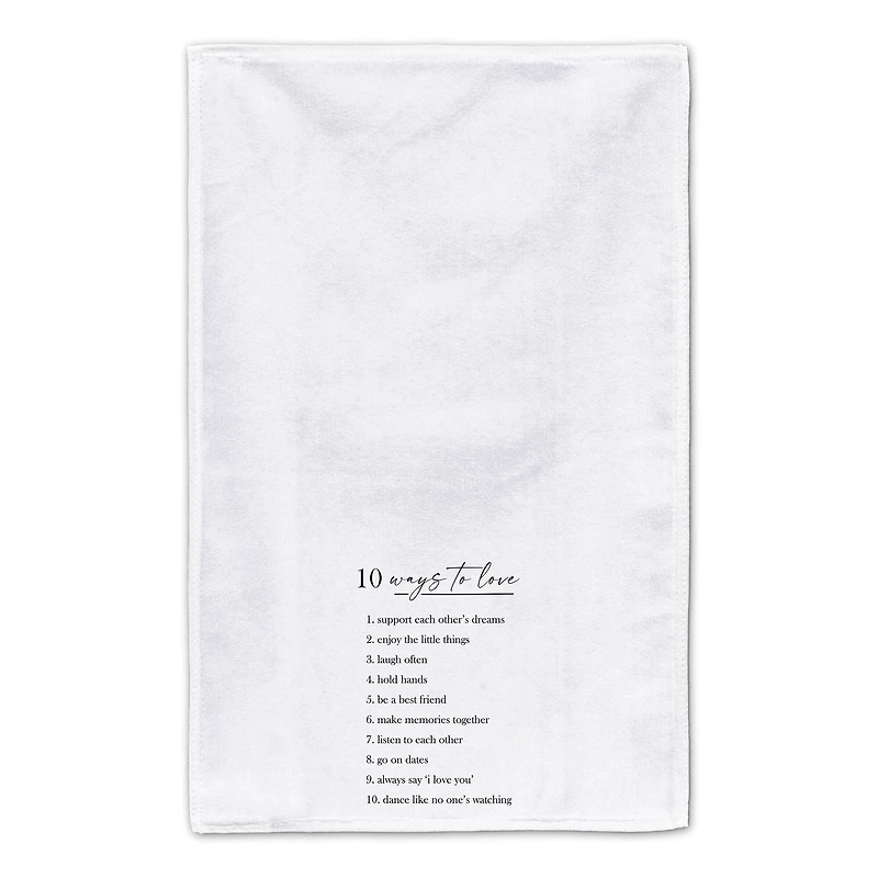 Ten Ways to Love 16" x 25" Towel Set