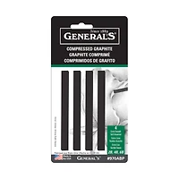 General's® Compressed Graphite Stick Set, 4ct.