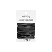 Round Leather Cord by Bead Landing