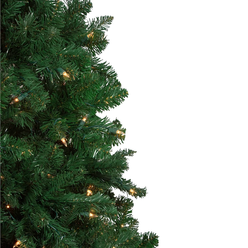 7.5ft. Pre-Lit Ravenna Pine Artificial Christmas Tree, Warm White LED Lights