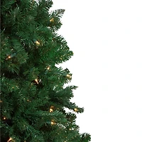 7.5ft. Pre-Lit Ravenna Pine Artificial Christmas Tree, Warm White LED Lights