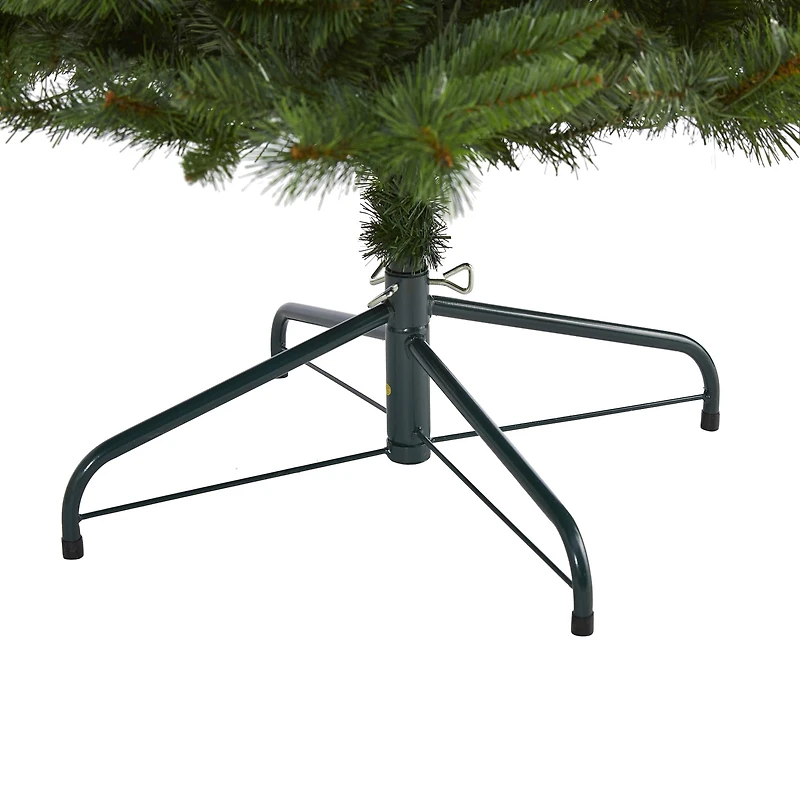 9ft. Pre-Lit West Virginia Mountain Pine Artificial Christmas Tree, Clear LED Lights