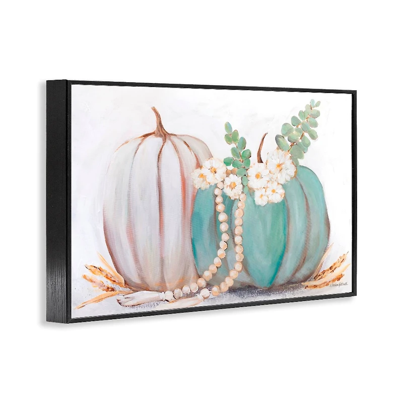 Stupell Industries Country Fall Pumpkins Framed Giclee Art
