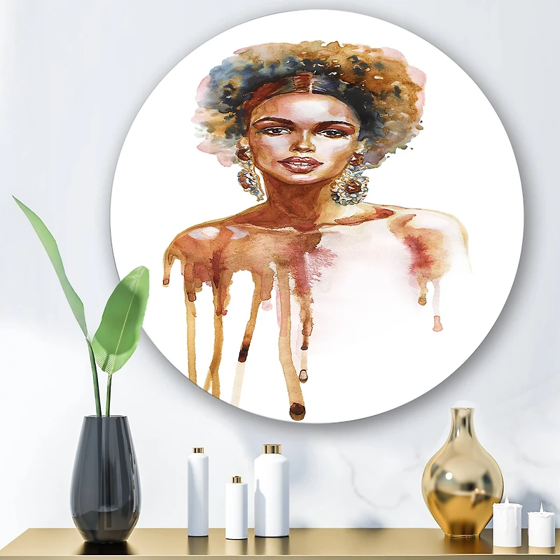 Designart - Portrait of African American Woman XIII