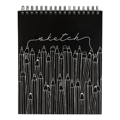 Hello, Artist!™ Black and White Pencils Sketchbook