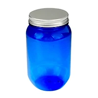 12 Pack: 16oz. Plastic Mason Jar with Lid by Creatology™
