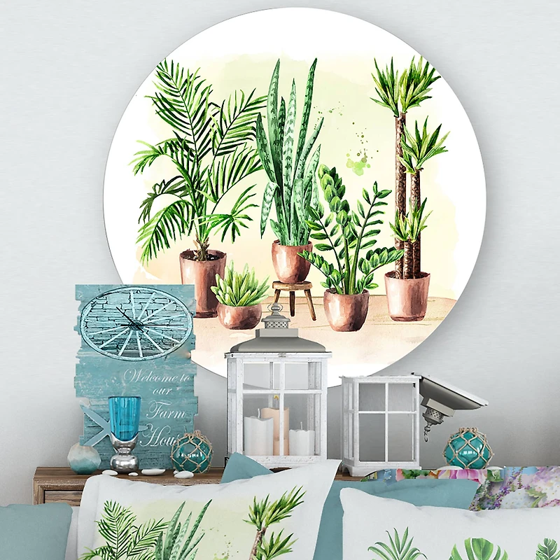 Designart - Indoor Green Home House Plants I