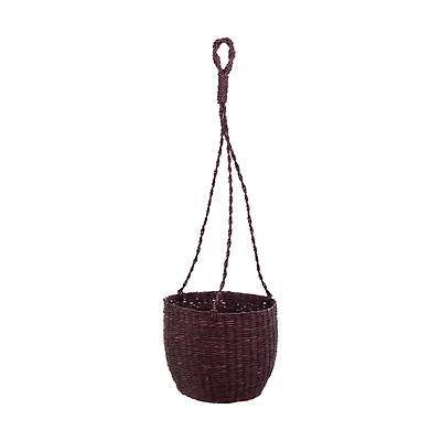 Hello Honey® 8" Hand-Woven Hanging Seagrass Basket Planter