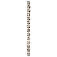 12 Pack:  Silver Metal Filigree Round Beads, 12mm by Bead Landing™