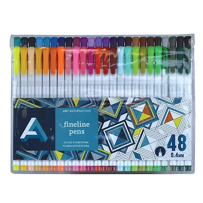 6 Packs: 48 ct. (288 total) Art Alternatives Fineline Pen Set