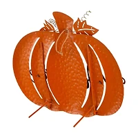 Glitzhome® Metal Welcome Pumpkin Yard Stake