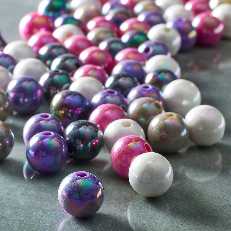 Mixed Pink & Gray Craft Beads By Bead Landing™