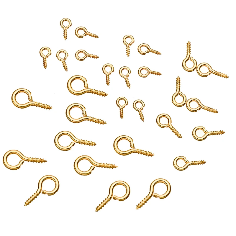 Gold Screw Eye Pins, 300ct. by Bead Landing™