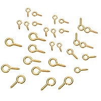 Gold Screw Eye Pins, 300ct. by Bead Landing™