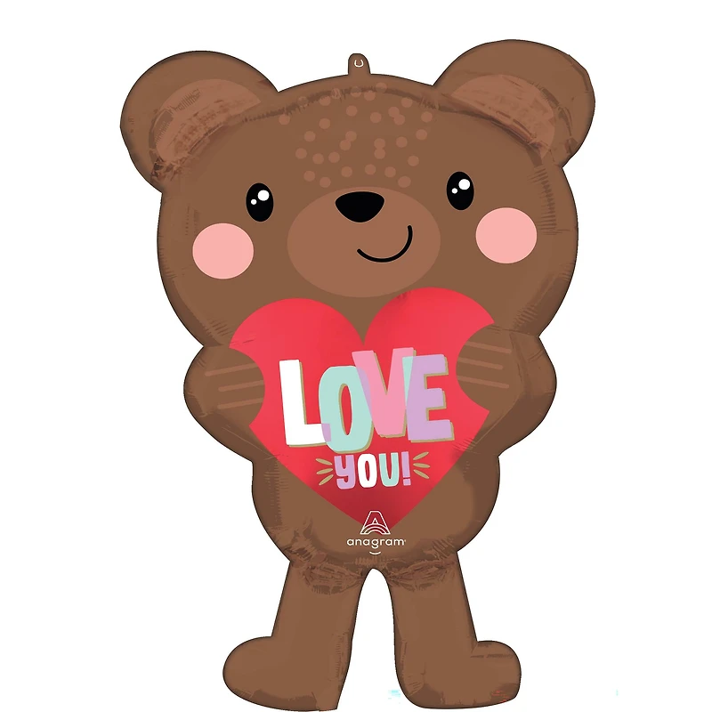 30" Love Bear Foil Balloon