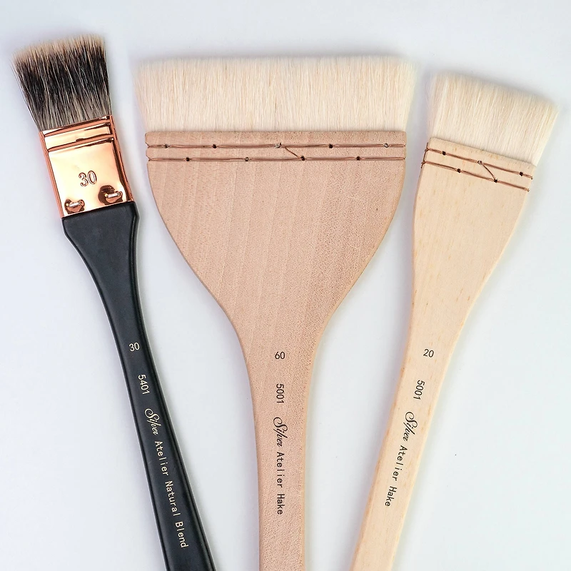 Silver Brush Limited Hake/Mottler Combo 3 Piece Brush set