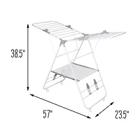 Honey Can Do Folding Wing Clothes Dryer with Wheels