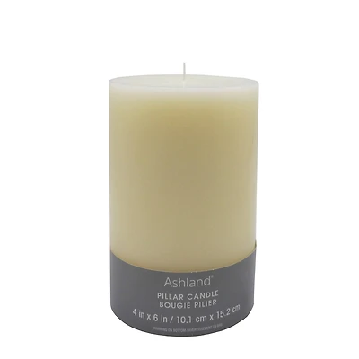 4" x 6" Ivory Pillar Candle by Ashland®