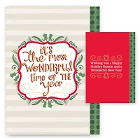 Hortense B. Hewitt Co. Sparkle Holiday Cards