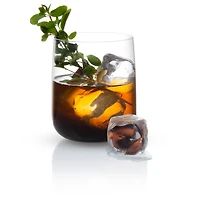 JoyJolt® 13.7oz. Black Swan Double Old Fashioned Glasses, 4ct.